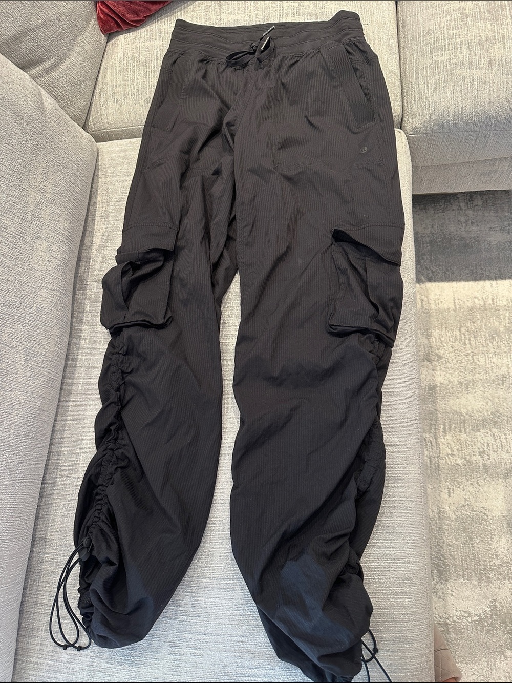 lululemon athletica Black Dance Pants Joggers with Cinch Hem